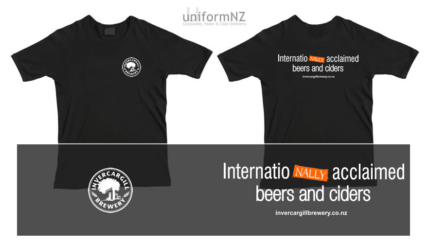 Invercargill Brewery T-Shirt Mens and Womens